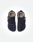 Badii Barefoot Sneakers - Indigo Blue On White - Pyopp Barefoot