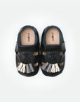 Bora Moccasins Sandals - Black - Pyopp