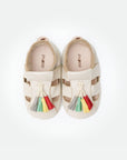 Bora Moccasins Sandals - Ivory - Pyopp