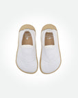 Poro Barefoot Sneakers - White On Beige - Pyopp