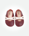 Baby Mary Jane Ballet - Burgundy - Pyopp Barefoot