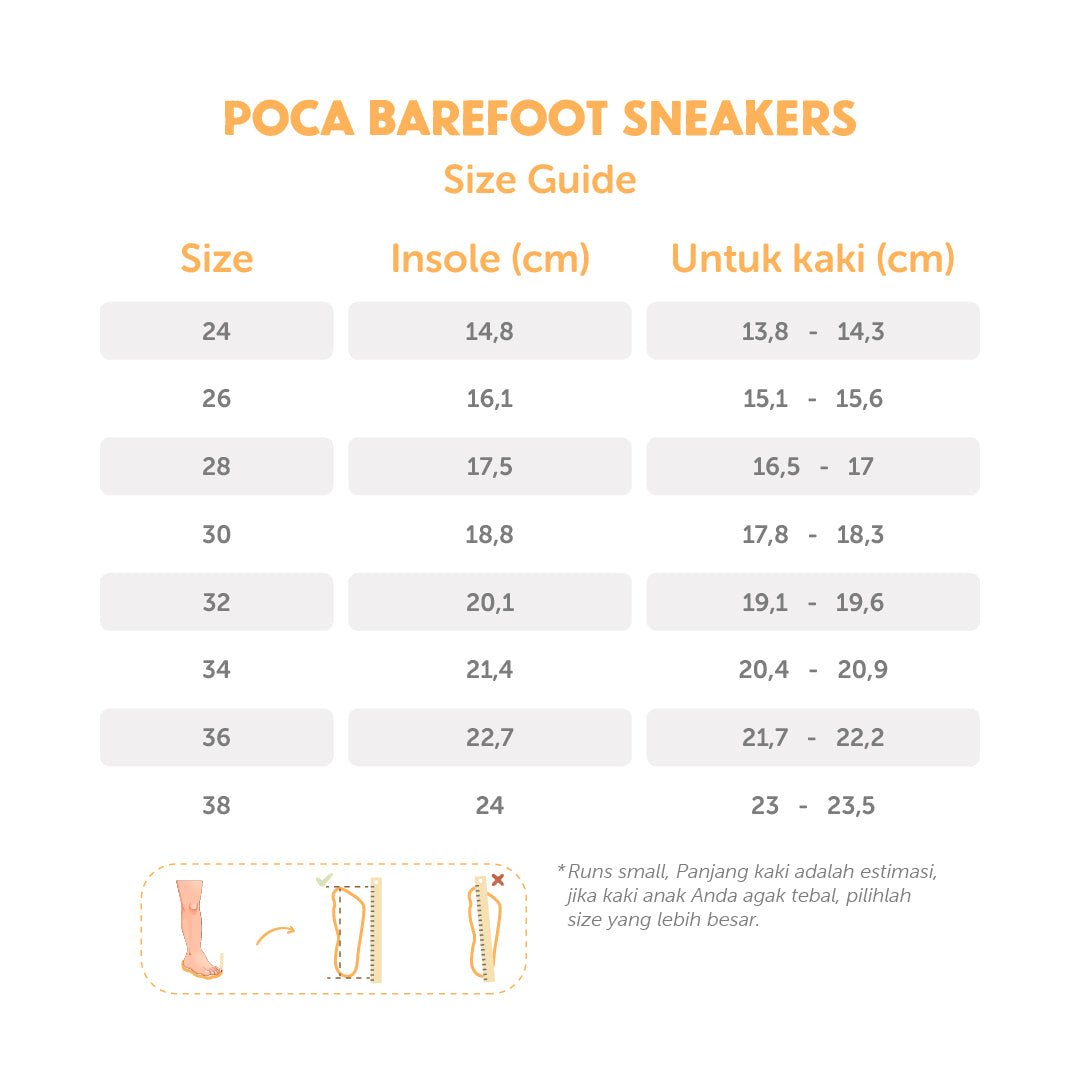 Poca Barefoot Sneakers - Pyopp Barefoot