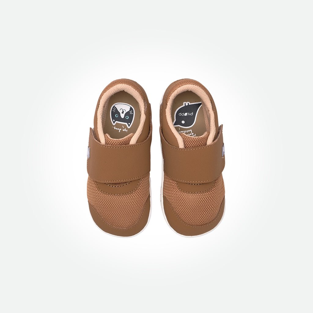 Poco Barefoot Sneakers - Biscuit Brown - Pyopp Barefoot