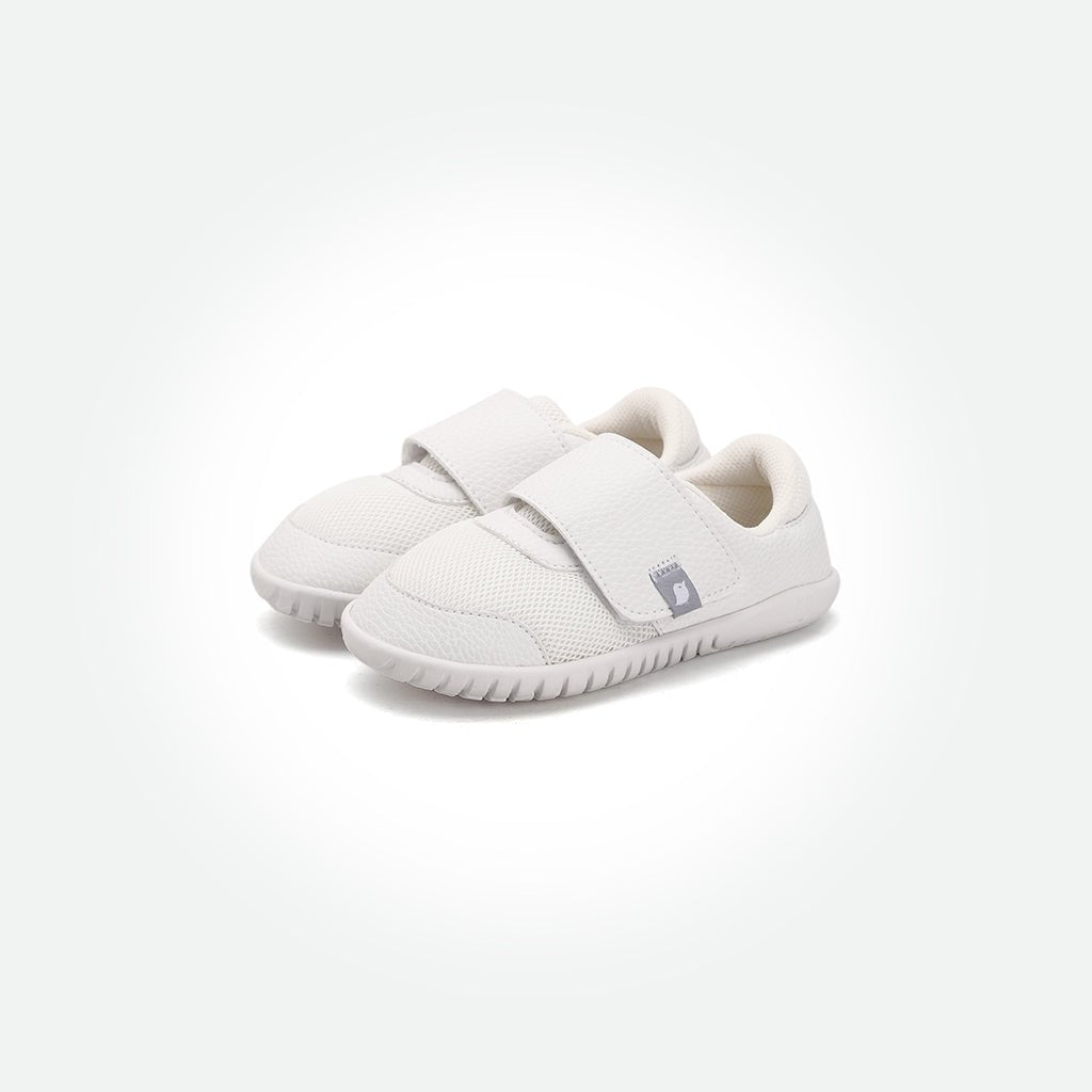 Poco Barefoot Sneakers - White On White - Pyopp Barefoot