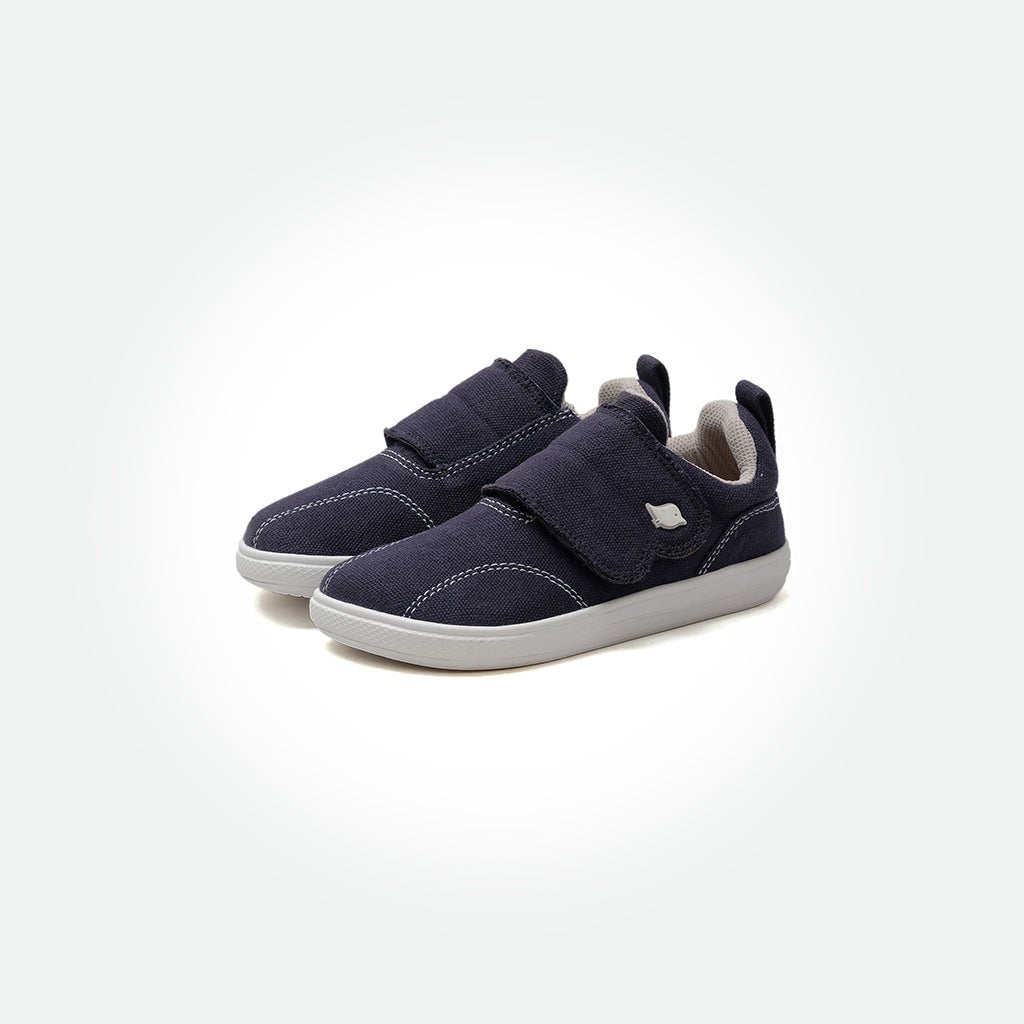 Badii Barefoot Sneakers - Indigo Blue On White - Pyopp Barefoot