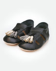Bora Moccasins Sandals - Black - Pyopp