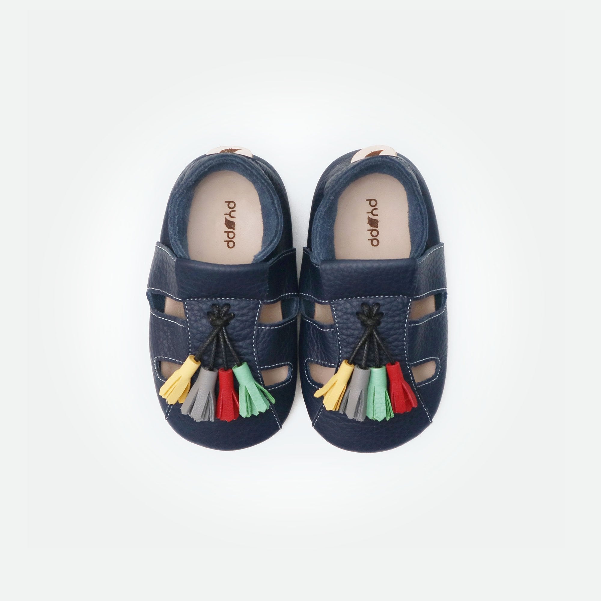 Bora Moccasins Sandals - Navy - Pyopp
