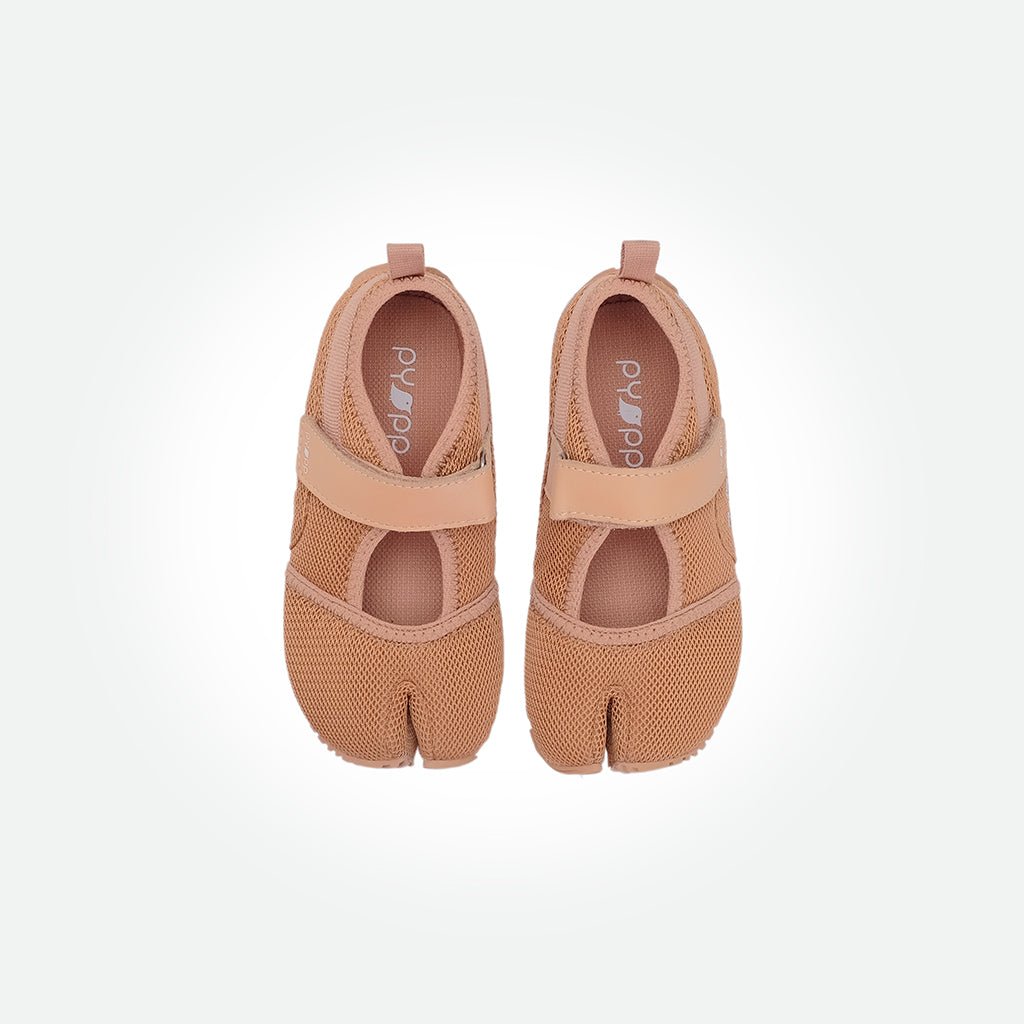 Tabi-ku Barefoot Sandals - Autumn Brown (Sandal Anak PYOPP) - Pyopp Barefoot