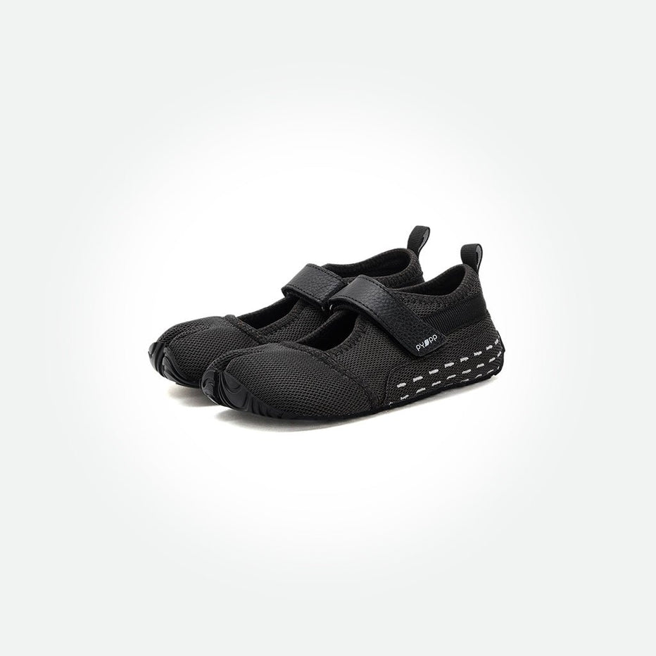 Pyopp Tabi-ku Barefoot Sandals - Black (Sandal Anak PYOPP) – Pyopp Barefoot